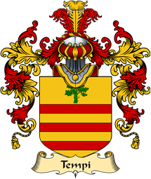 Italian Family Coat of Arms (v.25a) Tempi