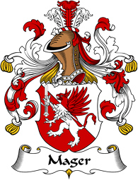 German Wappen Coat of Arms for Mager