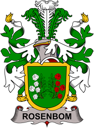 Swedish Coat of Arms for Rosenbom