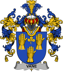 Irish Family Coat of Arms (v.25b) Vane
