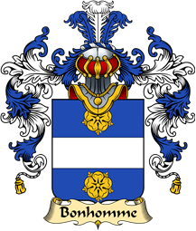 French Family Coat of Arms (v.25) Bonhomme