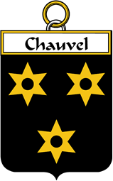 French Coat of Arms Badge for Chauvel