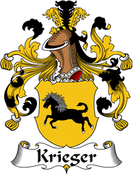 German Wappen Coat of Arms for Krieger