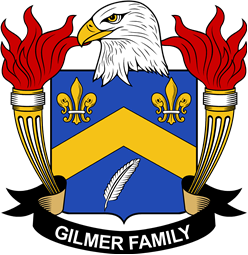 Coat of arms used by the Gilmer family in the United States of America