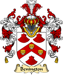English Family Coat of Arms (v.25) Benington