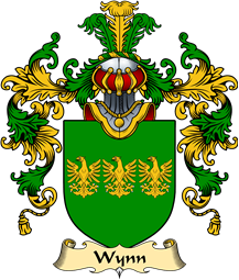 Welsh Family Coat of Arms (v.25) Wynn (of Gwydir, Caernonfonshire)
