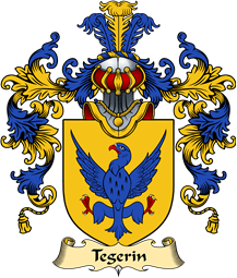Welsh Family Coat of Arms (v.25) Tegerin (AP CARWED, of Anglesey)