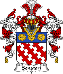 Italian Family Coat of Arms (v.25b) Senatori