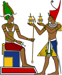 King Setos Sacrifice to Osiris