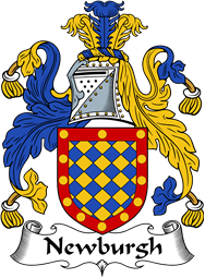English Coat of Arms for the family Newburgh