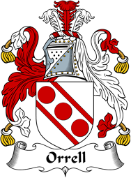 English Coat of Arms for the family Orrell