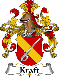 German Wappen Coat of Arms for Kraft
