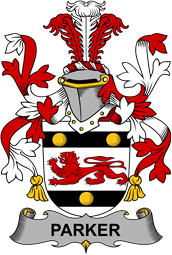 Irish Coat of Arms for Parker
