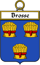 French Coat of Arms Badge for Brosse
