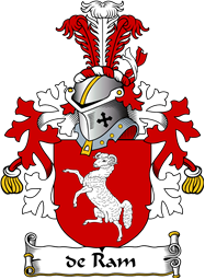 Dutch Coat of Arms for de Ram