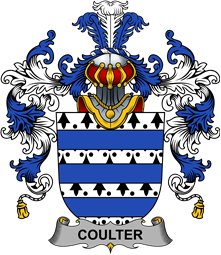 Irish Family Coat of Arms (v.25b) Coulter or O