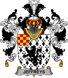 Irish Family Coat of Arms (v.25b) Jeffreys