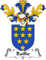 Coat of Arms from Scotland for Baillie