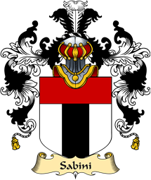 Italian Family Coat of Arms (v.25a) Sabini