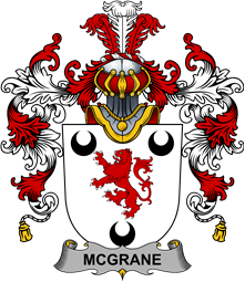 Irish Family Coat of Arms (v.25b) McGrane or McGrann