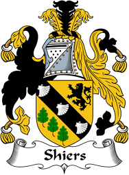 English Coat of Arms for the family Shiers