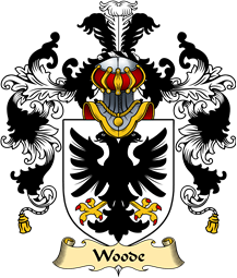 Welsh Family Coat of Arms (v.25) Woode (de la, of Flint)
