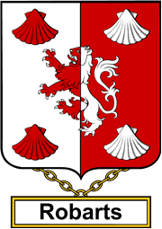 English Coat of Arms Shield Badge for Robarts