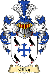 English Coat of Arms (v.23) for the family Offley