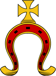 Horseshoe Ensigned-Cross Pattee