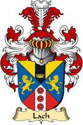 v.23 Coat of Family Arms from Germany for Lach