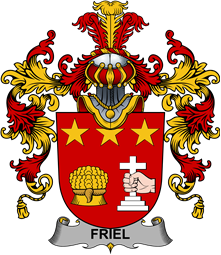 Irish Family Coat of Arms (v.25b) Friel or O
