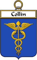 French Coat of Arms Badge for Collin