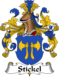 German Wappen Coat of Arms for Stickel