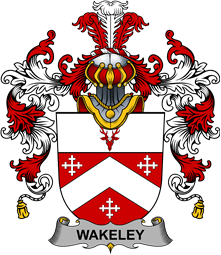 Irish Family Coat of Arms (v.25b) Wakeley