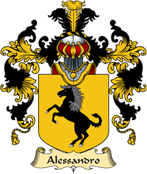 Italian Family Coat of Arms (v.25a) Alessandro