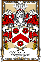 Scottish Coat of Arms Bookplate for Wedderburn (Forfar)
