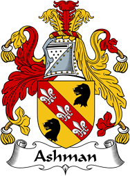 English Coat of Arms for the family Ashman