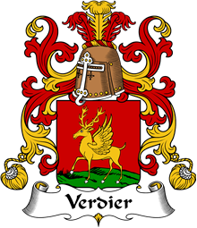 Coat of Arms from France for Verdier