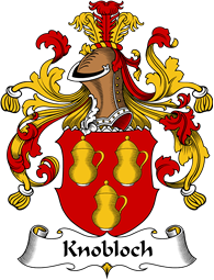 German Wappen Coat of Arms for Knobloch