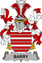 Irish Coat of Arms for Barry