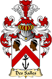 French Family Coat of Arms (v.23) for Salles (des)