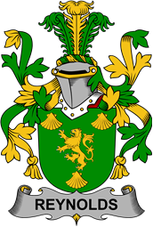 Irish Coat of Arms for Reynolds or McRannell