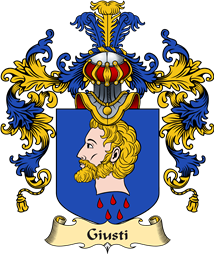 Italian Family Coat of Arms (v.25a) Giusti