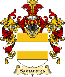 Italian Family Coat of Arms (v.25a) Santandrea