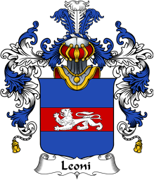 Italian Family Coat of Arms (v.25b) Leoni