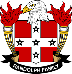 Coat of arms used by the Randolph family in the United States of America