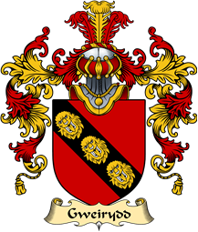 Welsh Family Coat of Arms (v.25) Gweirydd (AP RHYS GOCH, Anglesey)