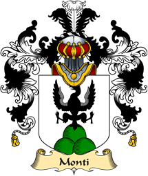 Italian Family Coat of Arms (v.25a) Monti