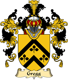 English Family Coat of Arms (v.25) Gregg