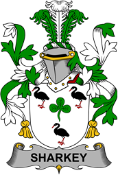 Irish Coat of Arms for Sharkey or O